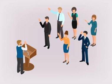 Hoparlör önce tribune oy