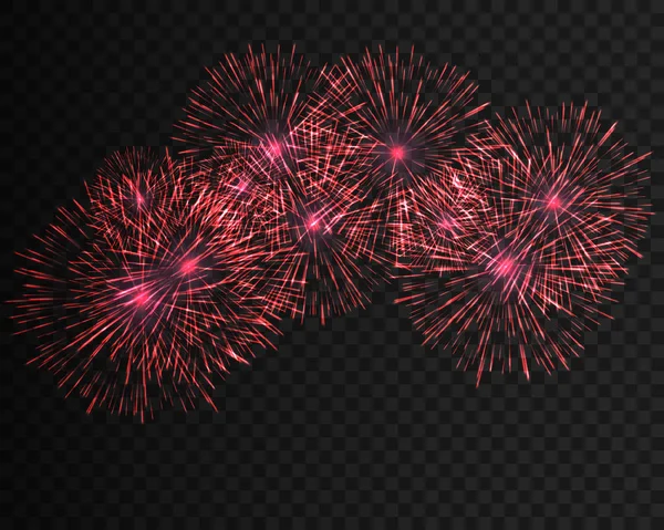 붕괴의 꽃무늬 불꽃 축제 개 다양 한 모양의 무늬를 반짝 검은색 추상적인 고립 된 그림에 대 한 설정. — 스톡 사진