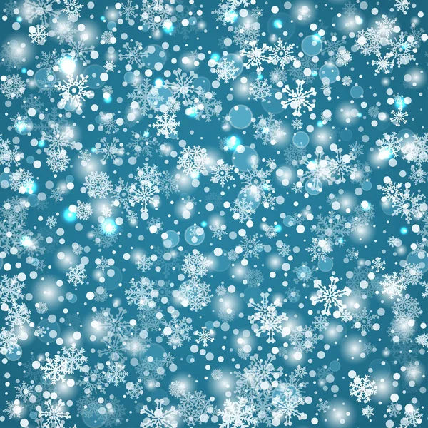 Winter Hintergrund mit Schnee. Weihnachtsbanner. Vektor — Stockvektor