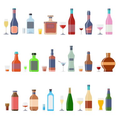 İçecekler ve meşrubatlar Icon set