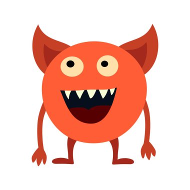 Çizgi film canavarlar set. Renkli oyuncak sevimli canavar. Vektör Eps 10