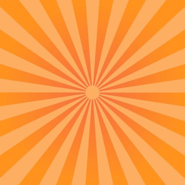 Sunburst desen. Radyal arka plan