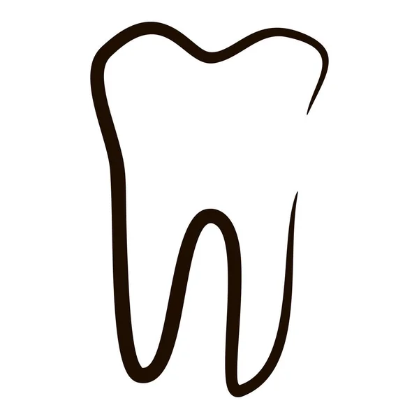 Icônes dents humaines mis isolé sur fond blanc pour la clinique de médecine dentaire. Logo du dentiste linéaire. Vecteur — Image vectorielle
