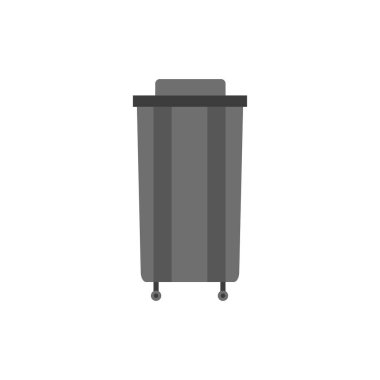 Çöp tip-in çöp kutusu. Konteyner depo gözü kavramı ile organik, kağıt, plastik, cam, metal, e-atık ve karışık atık yönetimi ve geri dönüşüm. Çöp atık türleri ayrılması. Sıralama atık geri dönüşüm