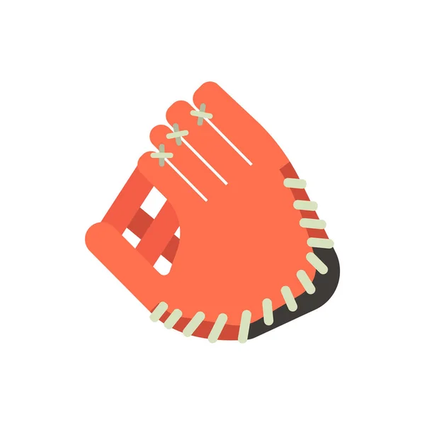 Elementos de diseño de guantes de béisbol. Objeto de equipo de juego. Ilustración vectorial . — Vector de stock