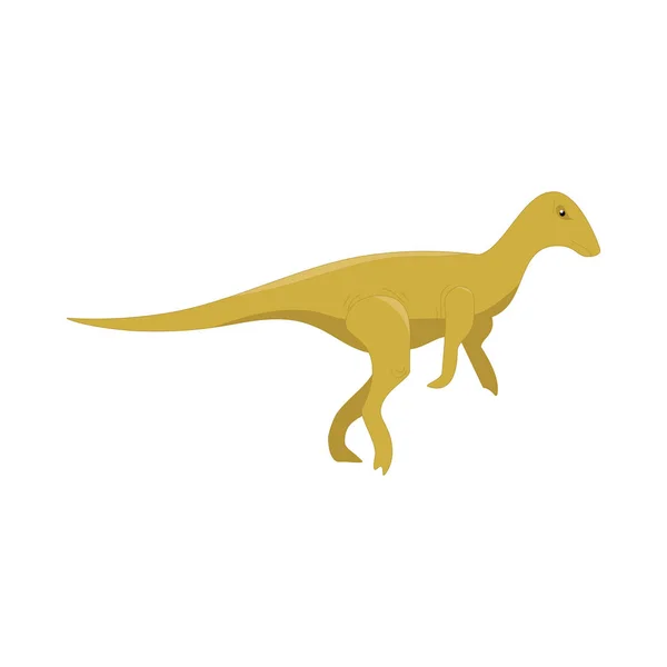 Dibujos animados dinosaurio lindo monstruo divertido. Dibujos animados dinosaurios carácter animal. Comic dinosaurios niños para la aplicación de juego. Signo vectorial ui — Archivo Imágenes Vectoriales