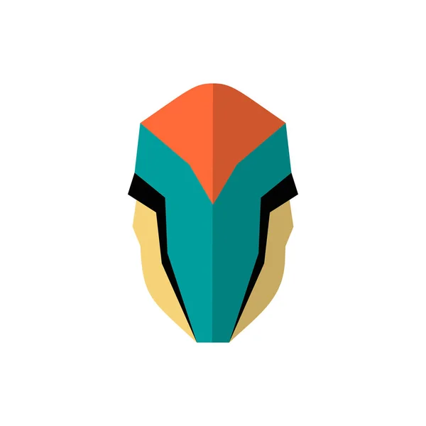 Máscaras de super héroe en estilo plano. Gran superhéroe de dibujos animados. Vector — Vector de stock