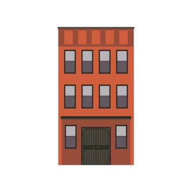 Güzel ayrıntılı doğrusal cityscape koleksiyonu townhouses ile. Küçük kasaba Victoria tarzı bina cephe ile sokak. Web, grafik, oyun ve hareket tasarım şablonu. Vektör çizim