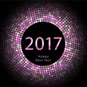 Šťastný nový rok 2017 pozadí. Kalendář dekorace. Blahopřání. Čínský kalendář šablona pro rok kohouta. Vektorové ilustrace
