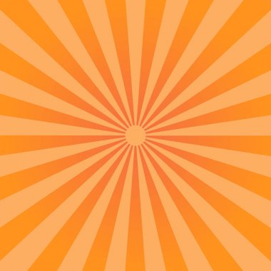 Sunburst desen. Radyal arka plan