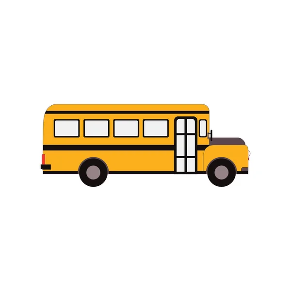 City public bus and vehicle transportation city bus vector — Stock Vector