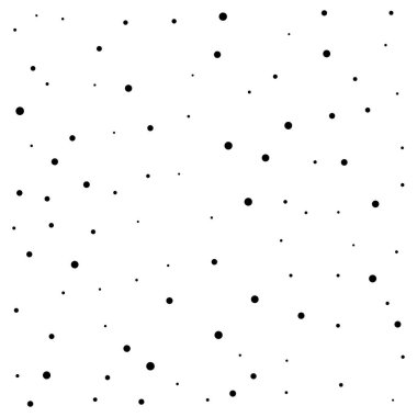 Beyaz arka planda noktalı yarım ton izole edilmiş dairesiz desen. Vektör illüstrasyonu