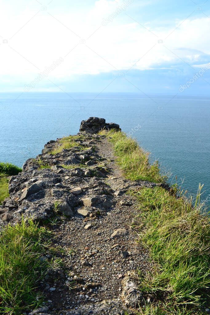 Ruins of an ancient fortress in Georgia