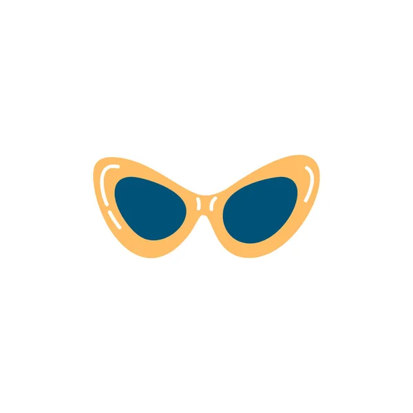 Sonnenbrillen Symbol Einfach Vektorillustration — Stockvektor