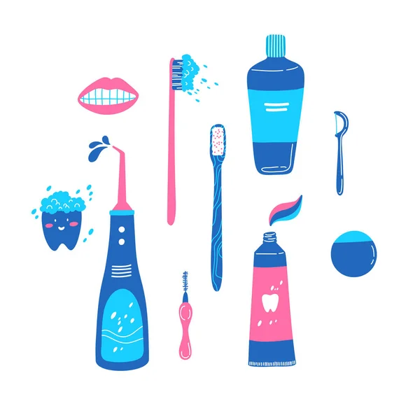 Dentalkit Vektorillustration — Stockvektor