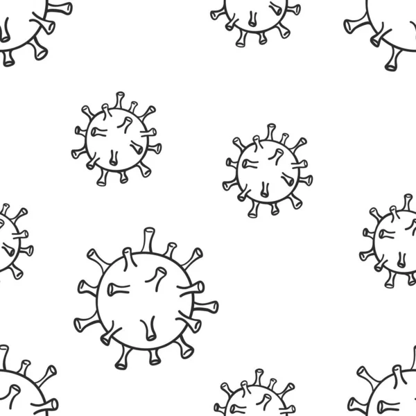 Medical Elements Pattern Coronavirus Seamless Pattern Vector Illustration — Stock Vector
