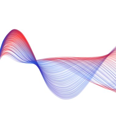 Güzel soyut renkli dalga