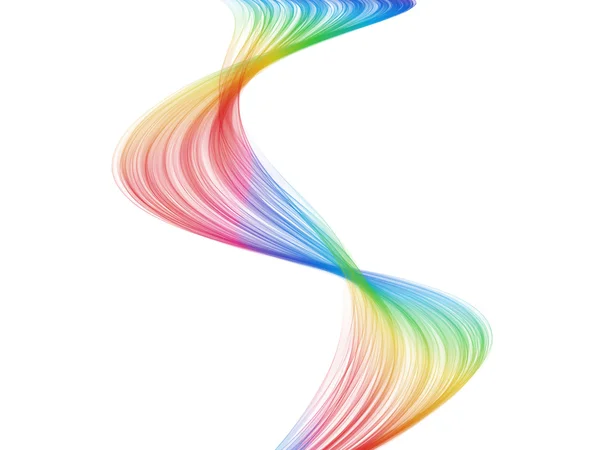 Jeden spektra barevná vlna — Stock fotografie