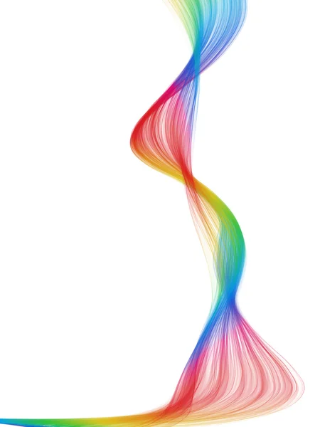 Jeden spektra barevná vlna — Stock fotografie