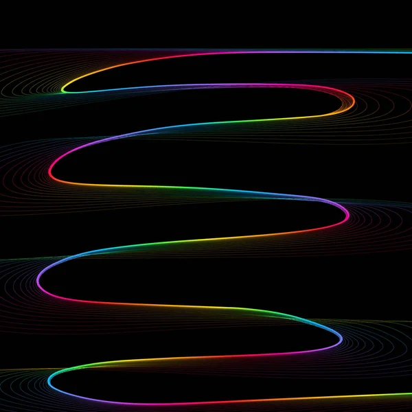 Abstract business background with colorful lines