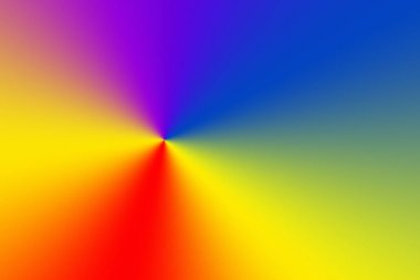 Spektrum renk tekerleği radyal degrade arka plan. Yüksek kaliteli renk uzayı