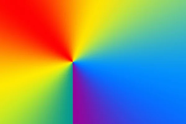 Spektrum kolor koła promieniowe gradientu tła. Przestrzeń kolorów wysokiej jakości — Zdjęcie stockowe