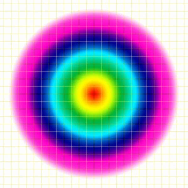 Spectrul de culoare roată gradient radial fundal — Fotografie, imagine de stoc