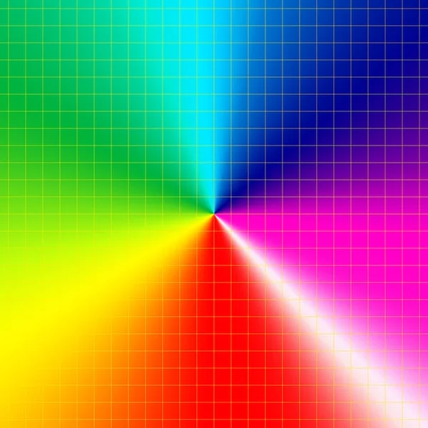 Espectro color rueda radial gradiente fondo — Foto de Stock