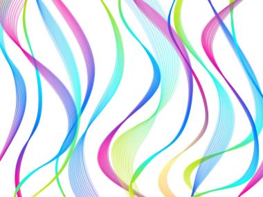 Çılgın renkli arka plan ile yaratıcı şekiller 