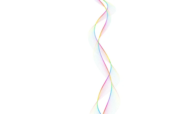 Bella grande onda colorata dalle linee — Foto Stock