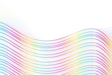 Soyut spektrum renk büyük alev dalgalar