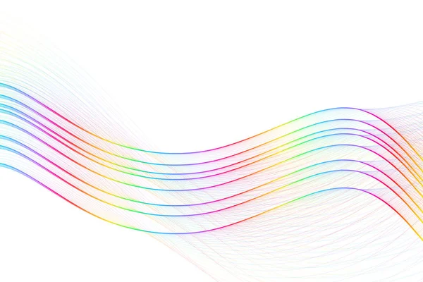 Espectro abstracto color grandes ondas de llama — Foto de Stock