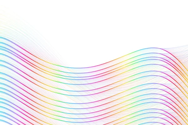 추상 스펙트럼 색 큰 화 염 파도 — 스톡 사진