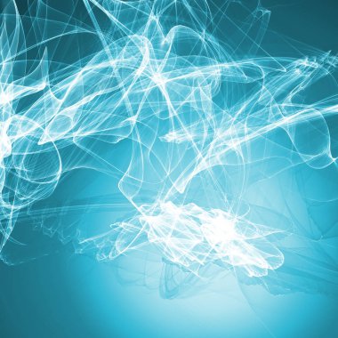 Deli fütüristik kare alev dalga geçmiş güzel kavisli s ile