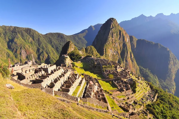 Peru, Cuzco området, Crow Valley, Machu Picchu Inka ruinerna. — Stockfoto