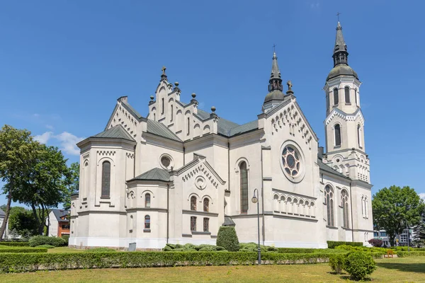 Augustow, Polonya 'da İsa' nın Kalbi Bazilikası. — Stok fotoğraf