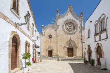 Ostuni Katedrali, Brindisi ili, Apulia, İtalya.