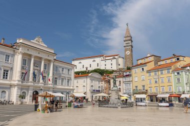 Tartini Meydanı, Slovenya, Piran 'daki ana meydan..