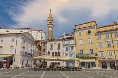 Tartini Meydanı, Slovenya, Piran 'daki ana meydan..