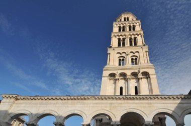 Hırvatistan 'ın Split kentinde çan kulesi.