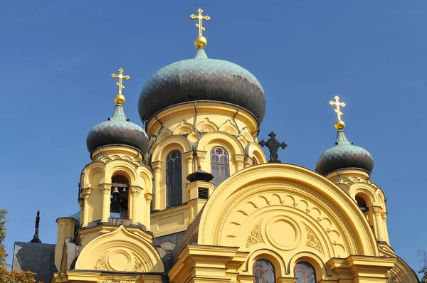 Polonya, Varşova 'daki St. Mary Magdalene Metropolitan Ortodoks Katedrali. — Stok fotoğraf