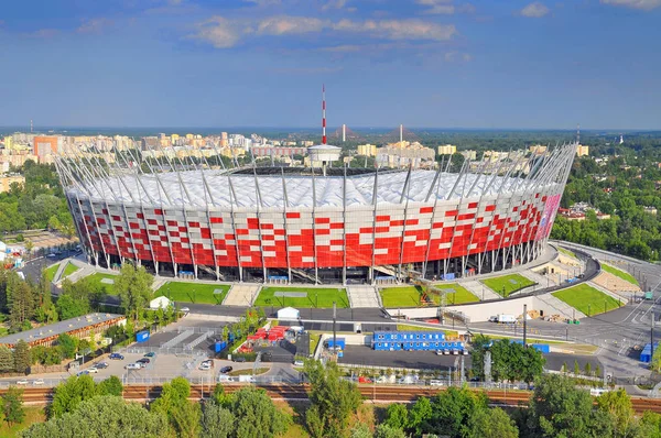 Stadionu Narodowego w Warszawie, Polska. — Zdjęcie stockowe