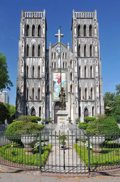 Sint-Jozef kathedraal, rooms-katholieke kathedraal in Hanoi, Vietnam. — Stockfoto