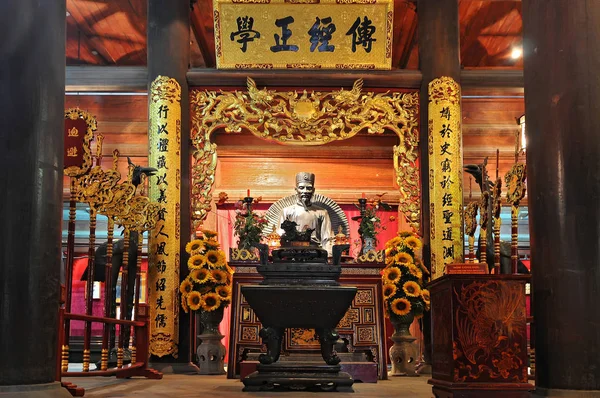 Vietnam, Hanoj, chrám literatury, chrám Konfucia v Hanoji, severní Vietnam. — Stock fotografie