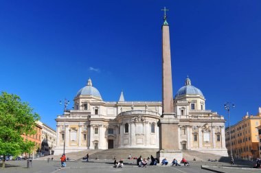 Bazilika di Santa Maria Maggiore, Piazza del Esquilino, Roma, İtalya.
