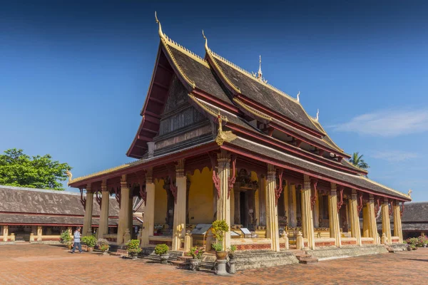 Wat Si Saket, Vientiane, Laos, Indochina, Sudeste Asiático, Asia . —  Fotos de Stock