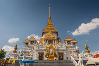 Wat Traimit, Altın Buda Tapınağı, Bangkok Tayland.