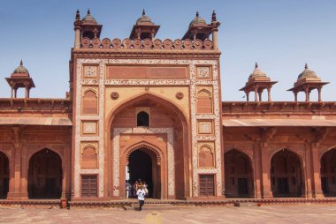 Terk edilmiş Mogul Şehri, Fatehpur Sikri, Uttar Pradesh, Kuzey Hindistan.