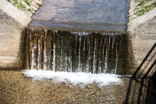 Presa Breitenbach en el punto de retirada — Foto de Stock