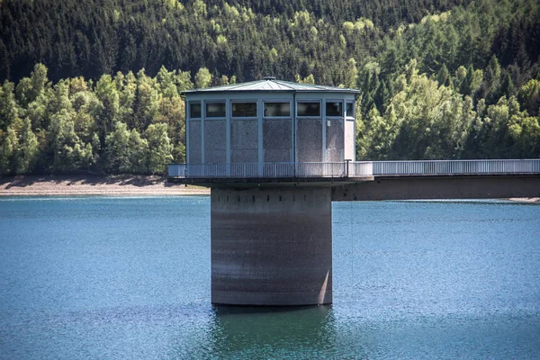 Breitenbachtalsperre am Abzugsort — Stockfoto